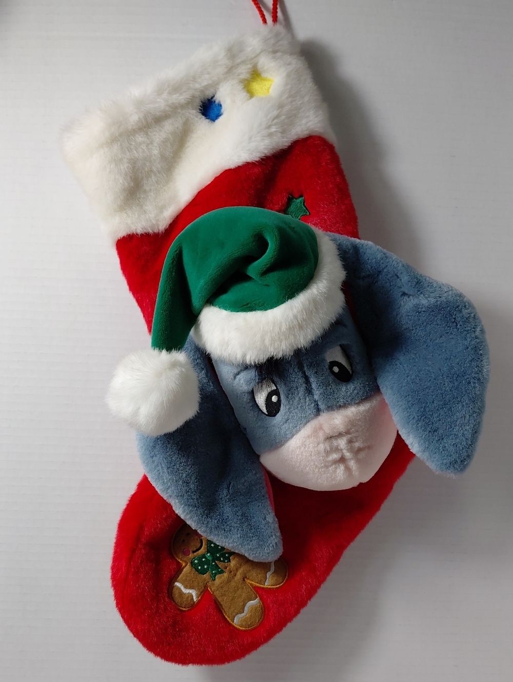 Disney 3D Eeore Holiday Stocking-vintage